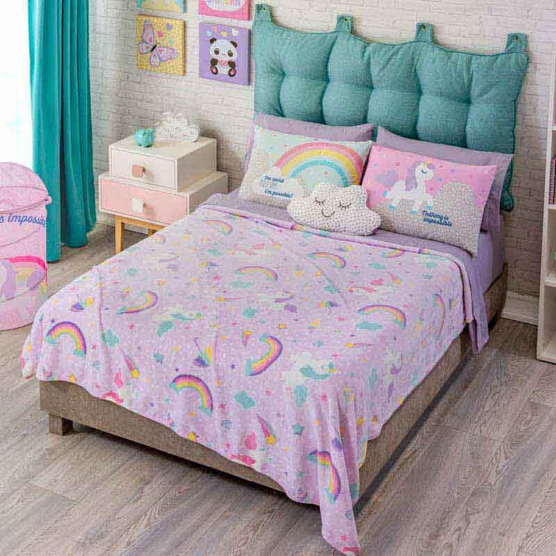 Cobertor Ligero Sweet Unicorn 3