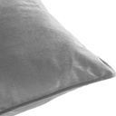 Funda De Almohada Velvet Gris 1