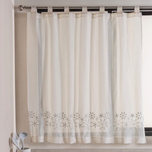[VIA87196] Cortinas Cortinas C Blanca Navidad